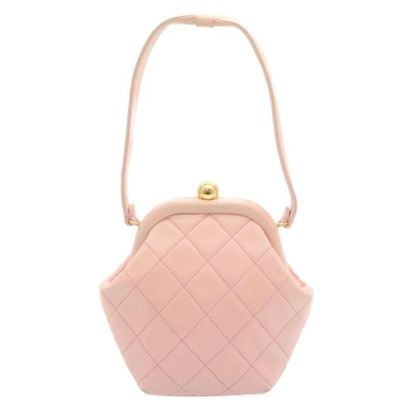 Chanel Matelassé Pink Leather Handbag (Pre-Owned) - Picture 2 of 12
